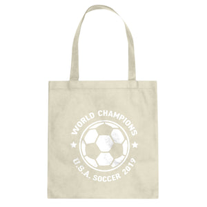 Women's World Cup Champions Cotton Canvas Tote Bag