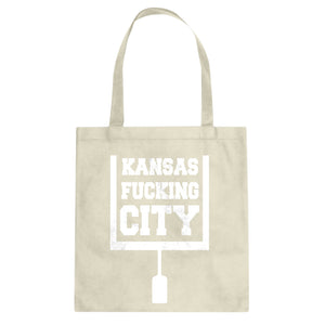 Kansas Fucking City Cotton Canvas Tote Bag
