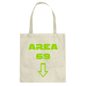 Area 69 Cotton Canvas Tote Bag