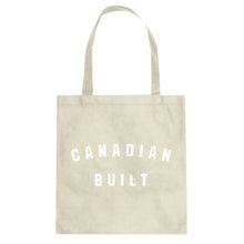 Canadian Built Cotton Canvas Tote Bag