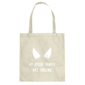 My Spider Senses are Tingling Cotton Canvas Tote Bag