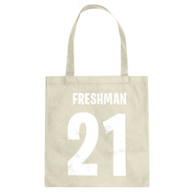 Freshman 21 Cotton Canvas Tote Bag