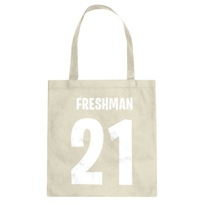 Freshman 21 Cotton Canvas Tote Bag