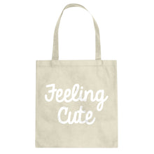 Feeling Cute Cotton Canvas Tote Bag