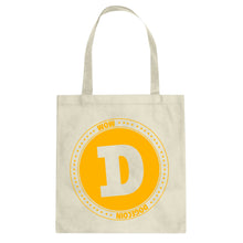 DOGECOIN Cotton Canvas Tote Bag