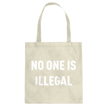 Tote No One is Illegal Canvas Tote Bag