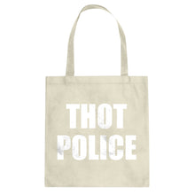 Tote Thot Police Canvas Tote Bag