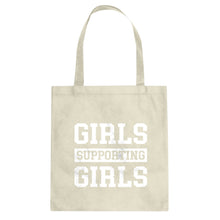 Girls Supporting Girls Cotton Canvas Tote Bag
