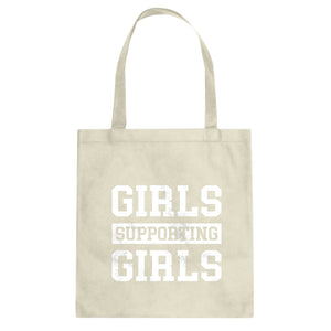 Girls Supporting Girls Cotton Canvas Tote Bag