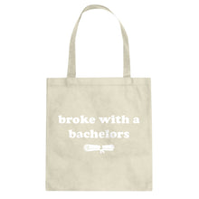 Tote Broke with a Bachelors Canvas Tote Bag