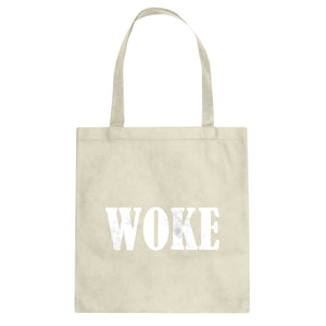 Woke Cotton Canvas Tote Bag
