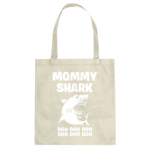 Mommy Shark Cotton Canvas Tote Bag