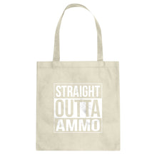 Straight Outta Ammo Cotton Canvas Tote Bag