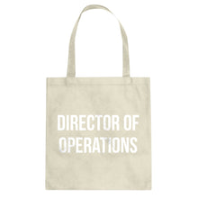 Director of Operations Cotton Canvas Tote Bag