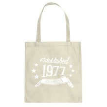 Tote Established 1977 Canvas Tote Bag