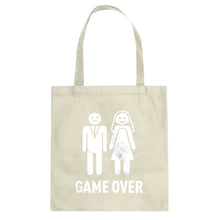 Game Over Cotton Canvas Tote Bag