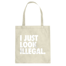 Tote Just Look Illegal Canvas Tote Bag