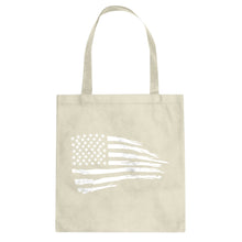 American Flag Cotton Canvas Tote Bag