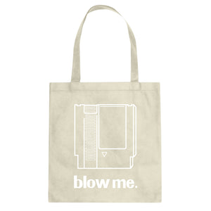 Tote Blow Me Game Cartridge Canvas Tote Bag