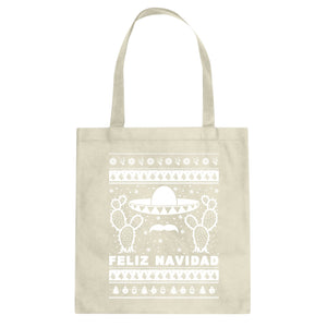 Tote Feliz Navidad Canvas Tote Bag