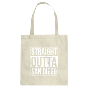 Straight Outta San Diego Cotton Canvas Tote Bag