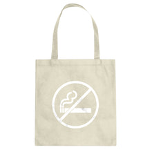 No Smoking Cotton Canvas Tote Bag