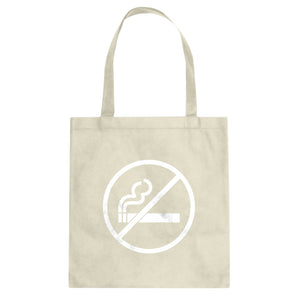 No Smoking Cotton Canvas Tote Bag