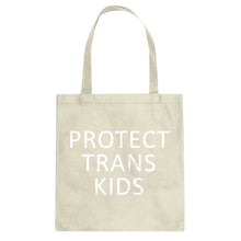 Protect Trans Kids Cotton Canvas Tote Bag