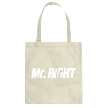 Tote Mr. Right Canvas Tote Bag