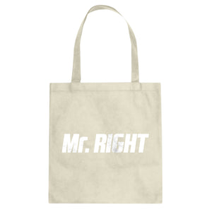 Tote Mr. Right Canvas Tote Bag