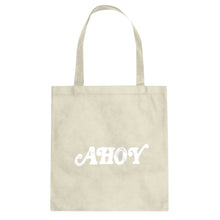 Ahoy Cotton Canvas Tote Bag