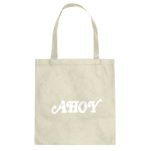 Ahoy Cotton Canvas Tote Bag