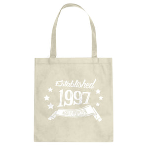 Tote Established 1997 Canvas Tote Bag