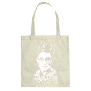Notorious RBG Ruth Bader Ginsberg Cotton Canvas Tote Bag
