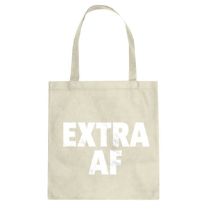 Extra AF Cotton Canvas Tote Bag