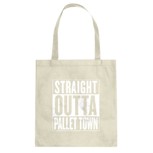 Tote Straight Outta Pallet Town Canvas Tote Bag