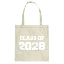 Class of 2028 Cotton Canvas Tote Bag