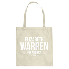 ELIZABETH WARREN for President 2020 Cotton Canvas Tote Bag