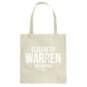ELIZABETH WARREN for President 2020 Cotton Canvas Tote Bag