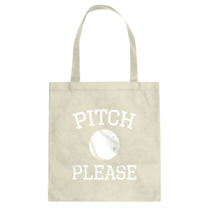 Tote Pitch Please Canvas Tote Bag