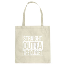 Straight Outta the Closet Cotton Canvas Tote Bag