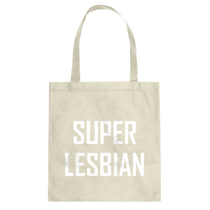 Super Lesbian Cotton Canvas Tote Bag