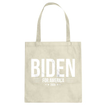 JOE BIDEN for President 2020 Cotton Canvas Tote Bag