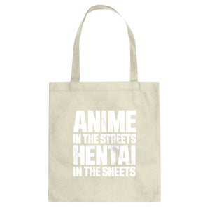 Tote Anime in the Streets Canvas Tote Bag