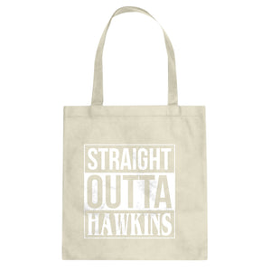 Straight Outta Hawkins Cotton Canvas Tote Bag