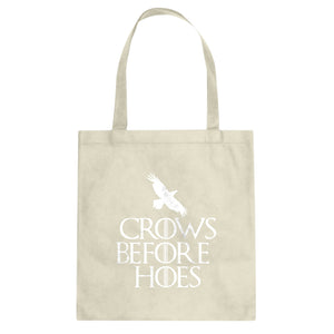Tote Crows Before Hoes Canvas Tote Bag
