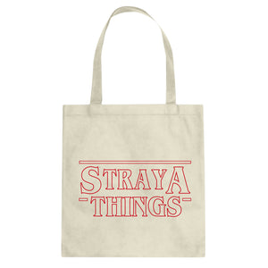 Straya Things Cotton Canvas Tote Bag