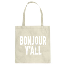 Tote Bonjour Yall Canvas Tote Bag