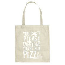 Tote You're Not Pizza Canvas Tote Bag