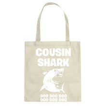 Cousin Shark Cotton Canvas Tote Bag
